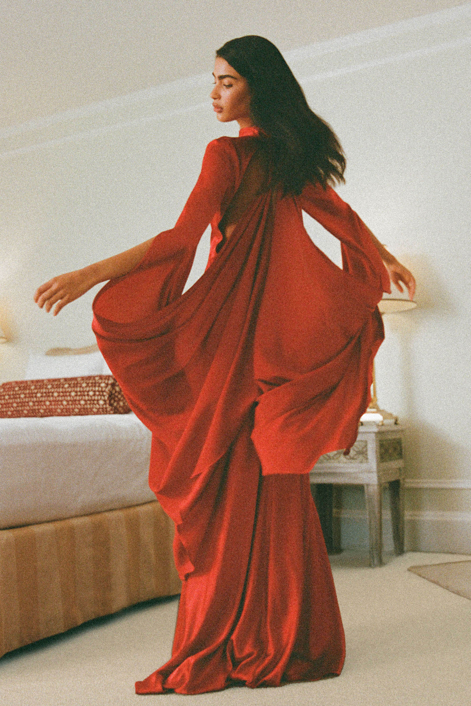 INGALA GOWN - MERLOT