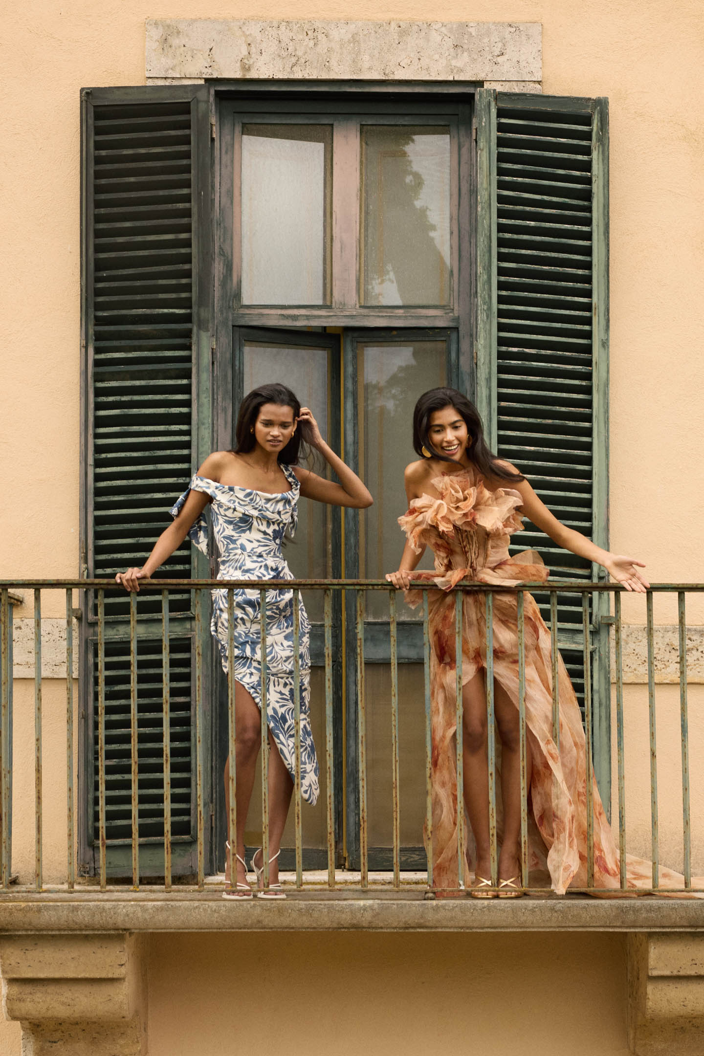 ITHACA DRESS - ETCHED FLORAL