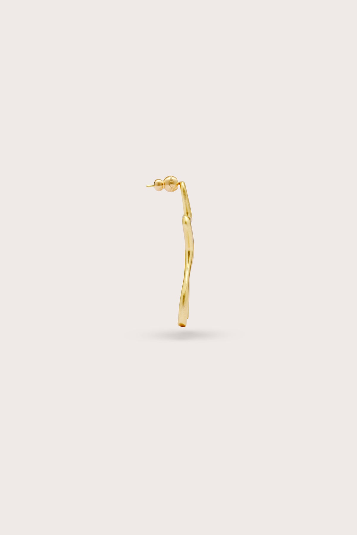 VALMA EARRING - BRUSHED BRASS