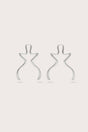 VALMA EARRING - ANTIQUE SILVER