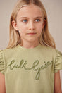 KIDS MADELINE TOP - LIGHT PASTURE
