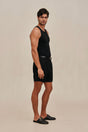 ELIOT KNIT TANK - BLACK