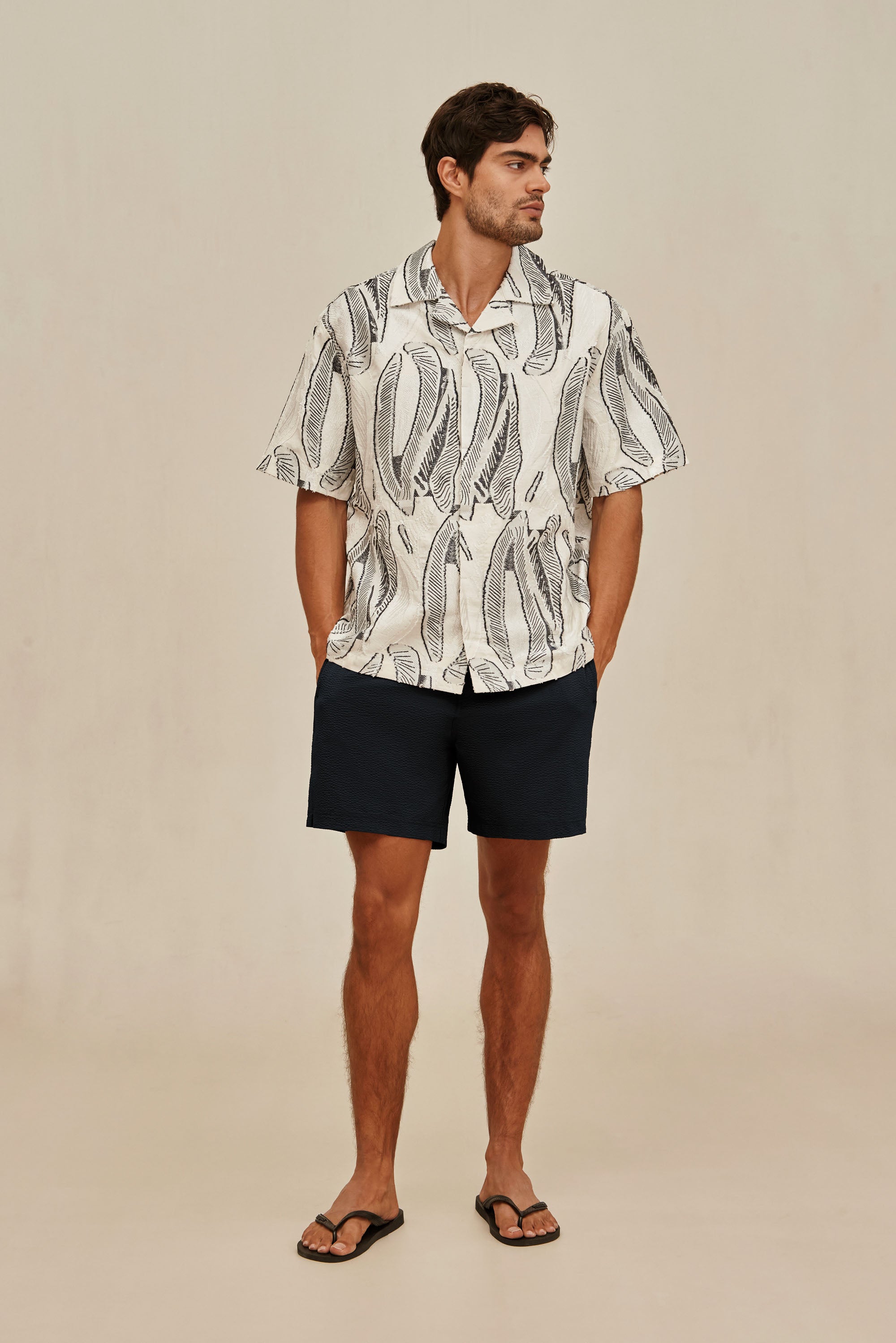 NICCO SWIM SHORT - DEEP LAKE
