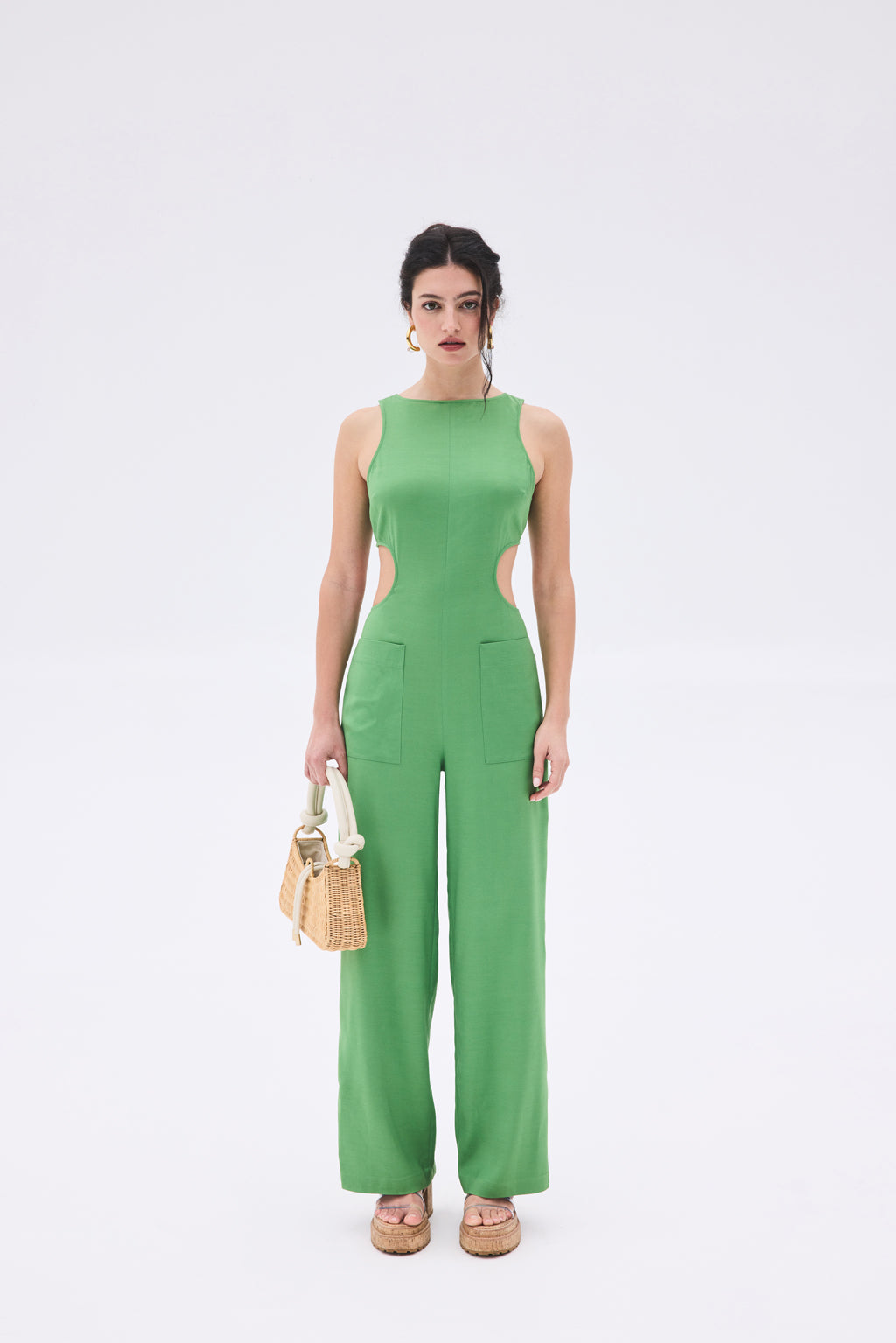 GILLIAN JUMPSUIT - BASIL