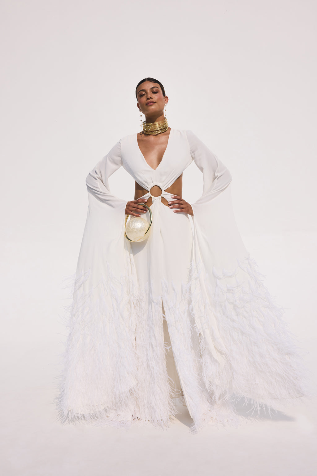 CELESTE GOWN - OFF WHITE
