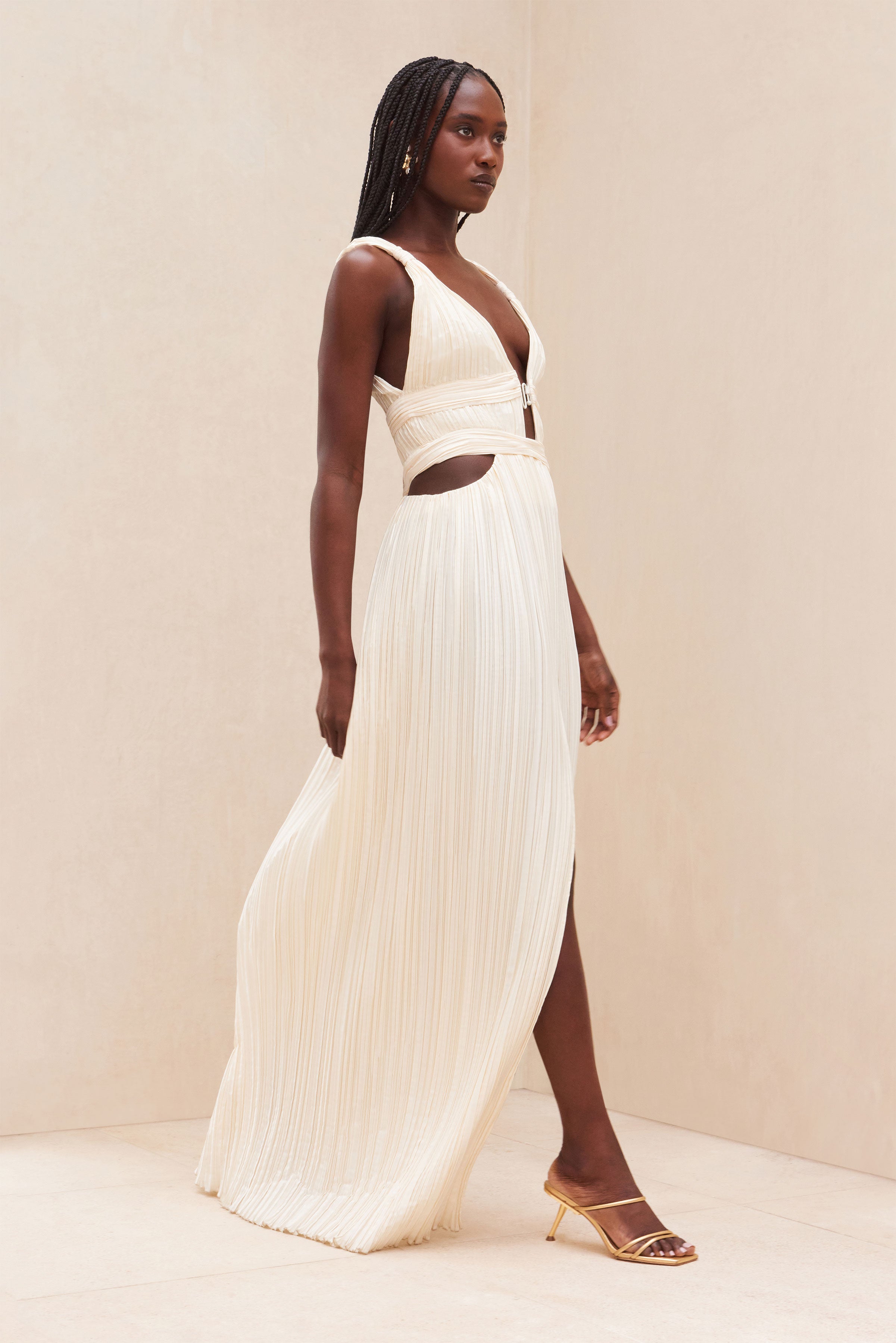 DAVIDA GOWN - OFF WHITE