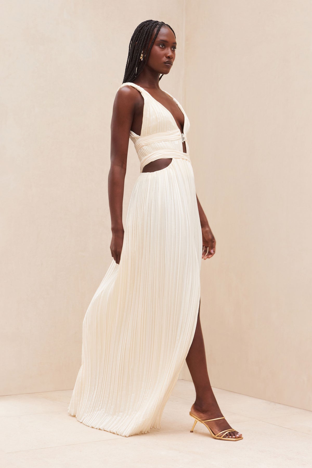 DAVIDA GOWN - OFF WHITE