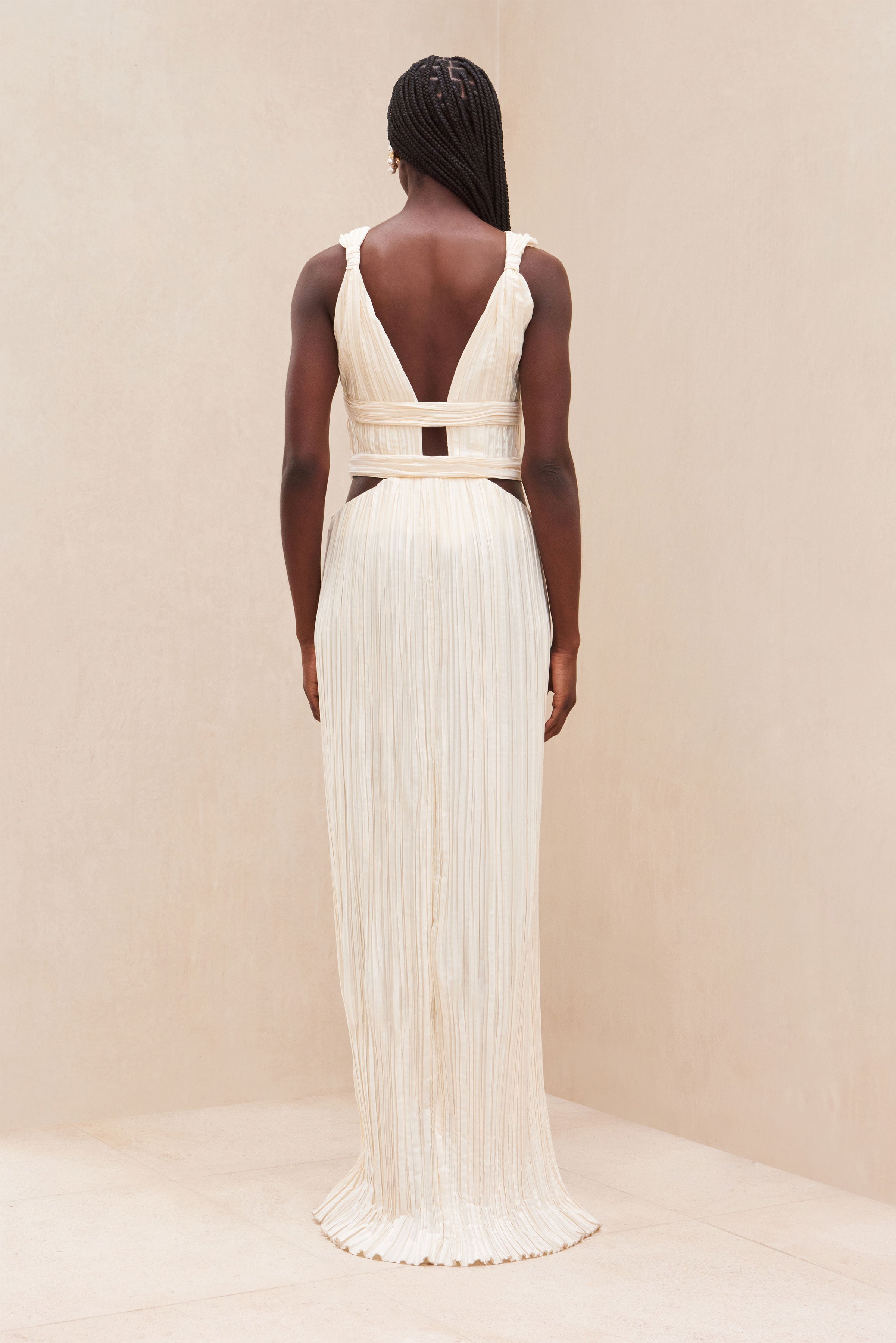 DAVIDA GOWN - OFF WHITE