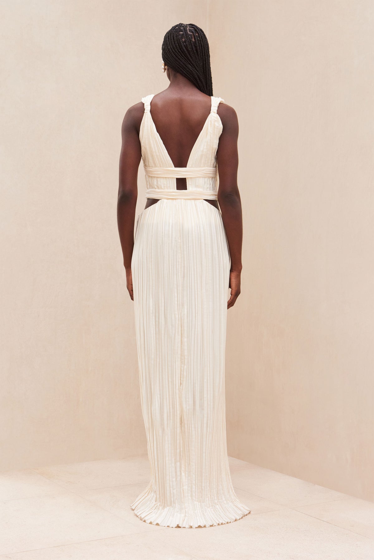 DAVIDA GOWN - OFF WHITE
