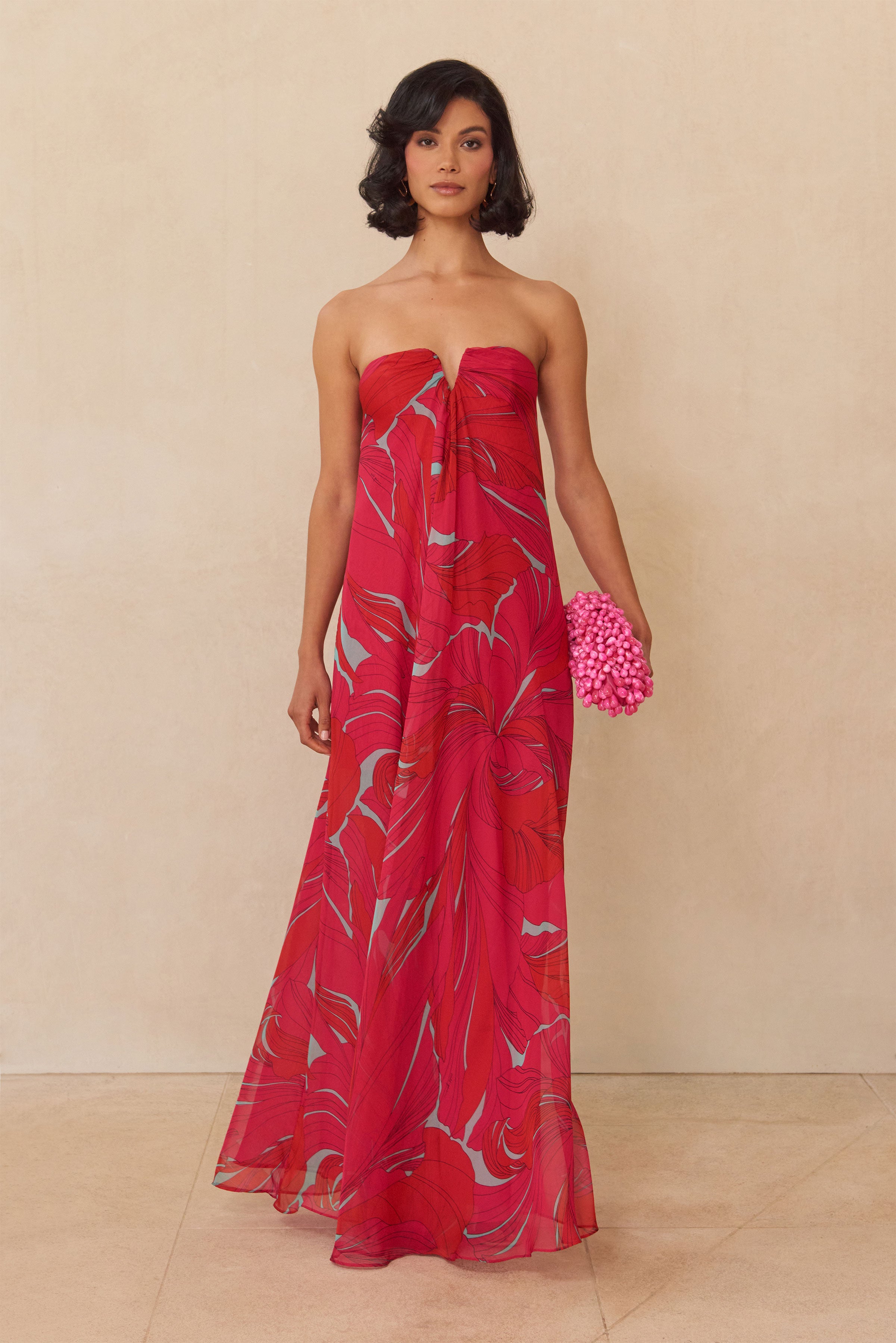 JANELLE GOWN - CHANTARELLE PINK