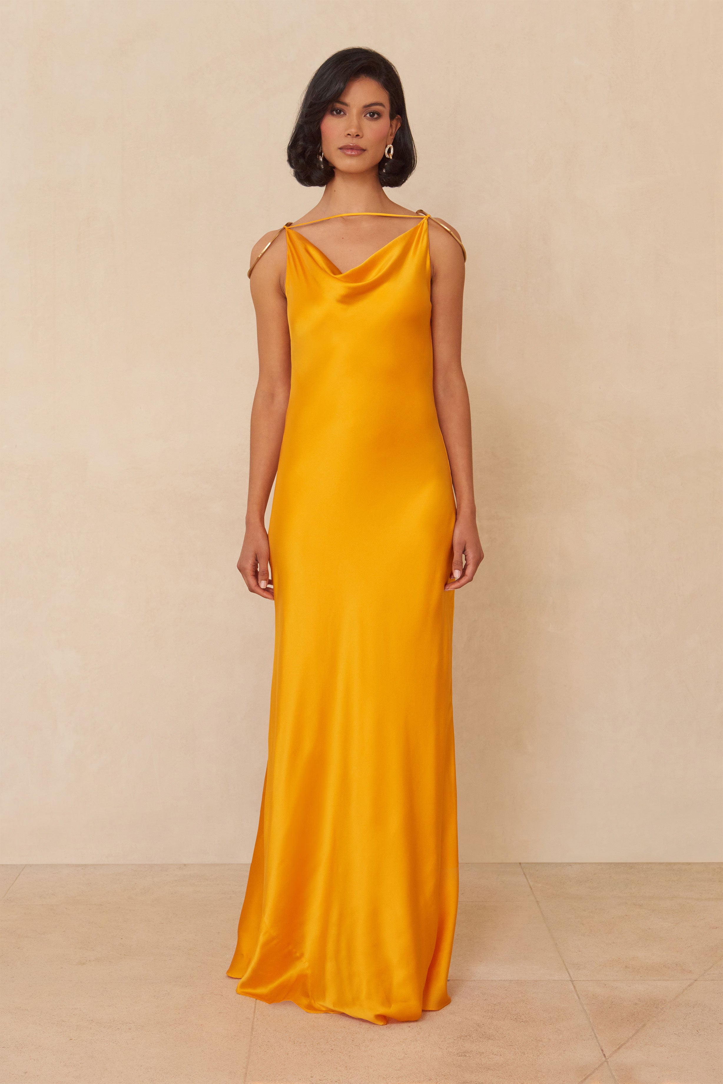 AZAELIA  GOWN - MARIGOLD