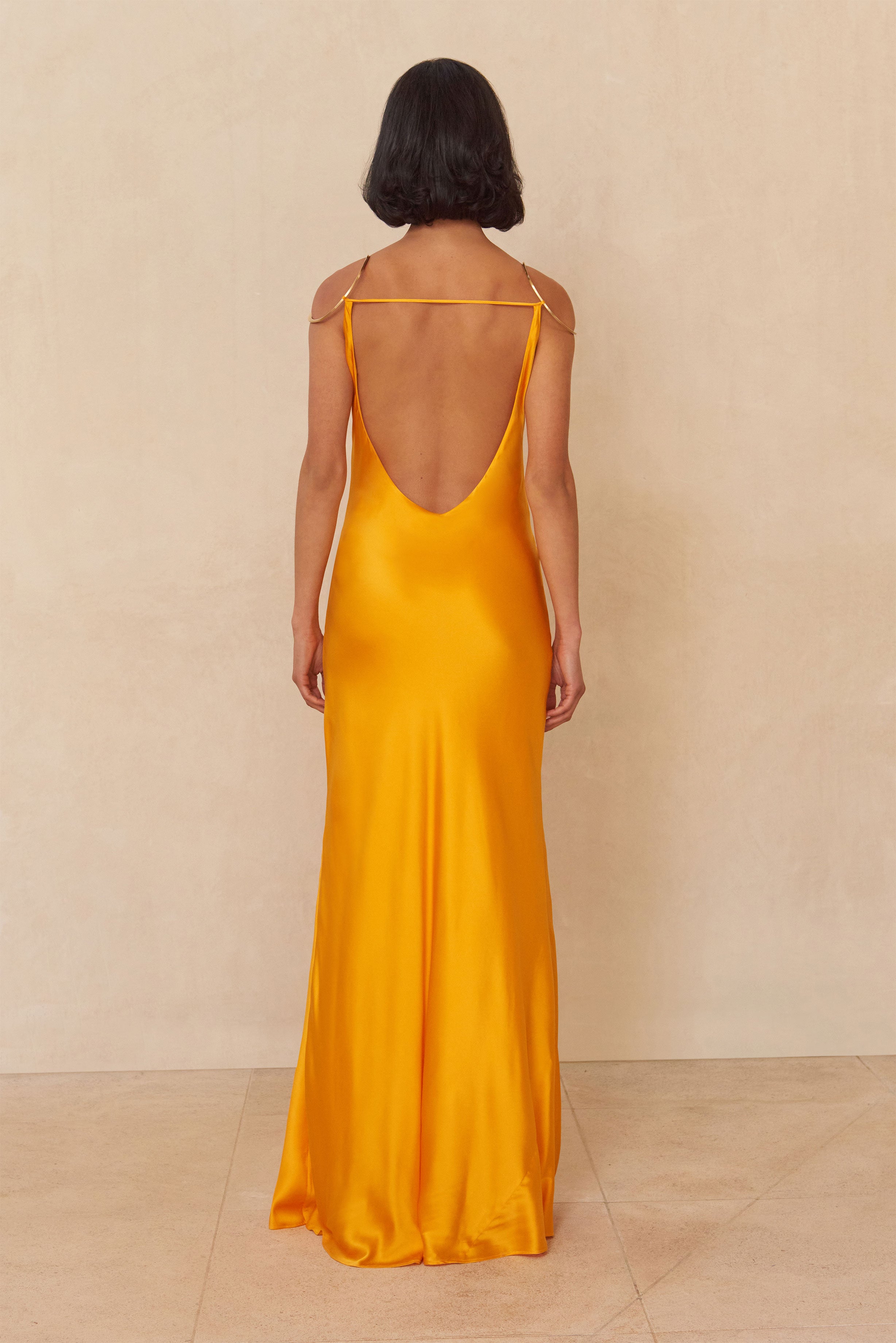 AZAELIA  GOWN - MARIGOLD