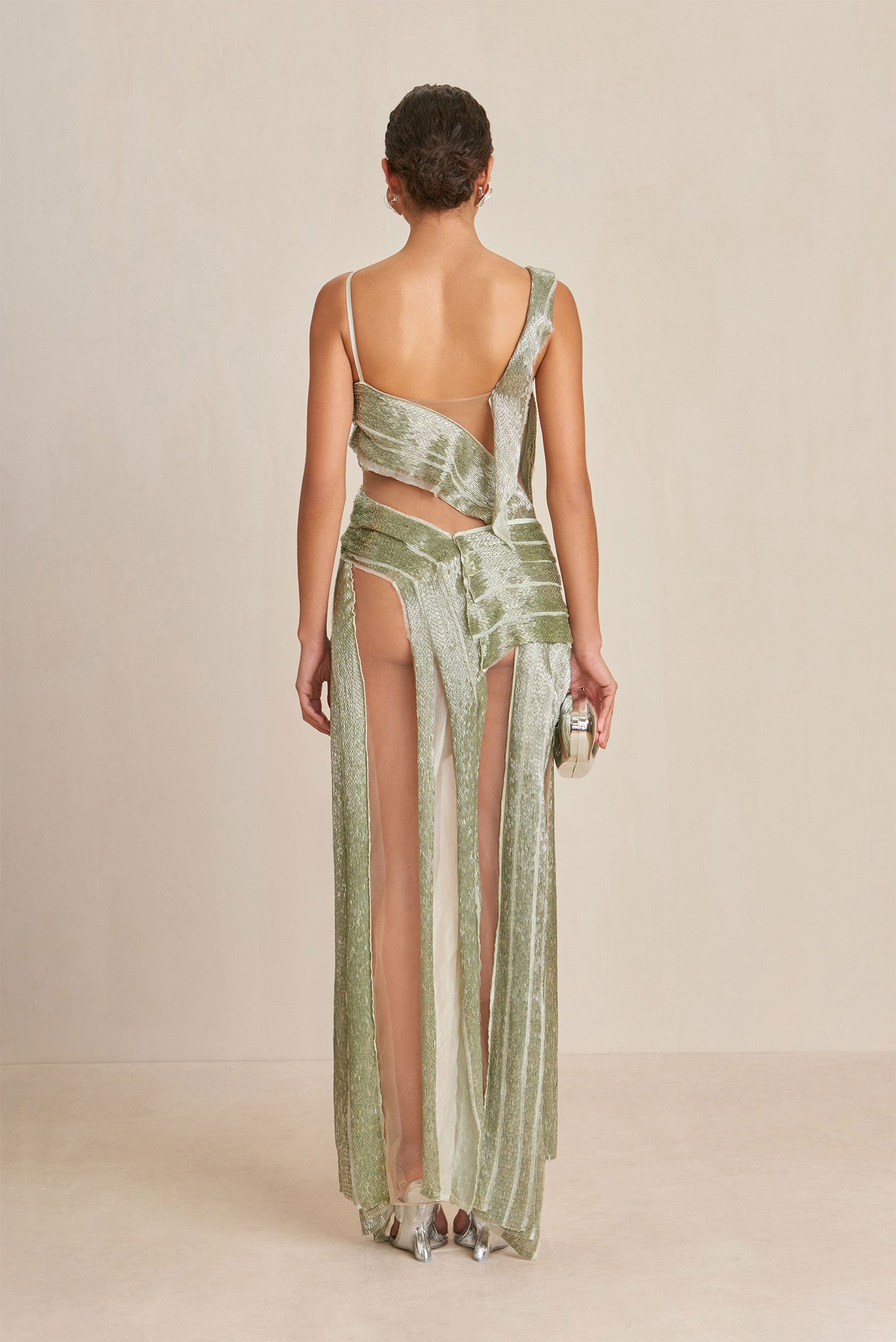 WHITNEY GOWN - LIGHT HONEYDEW
