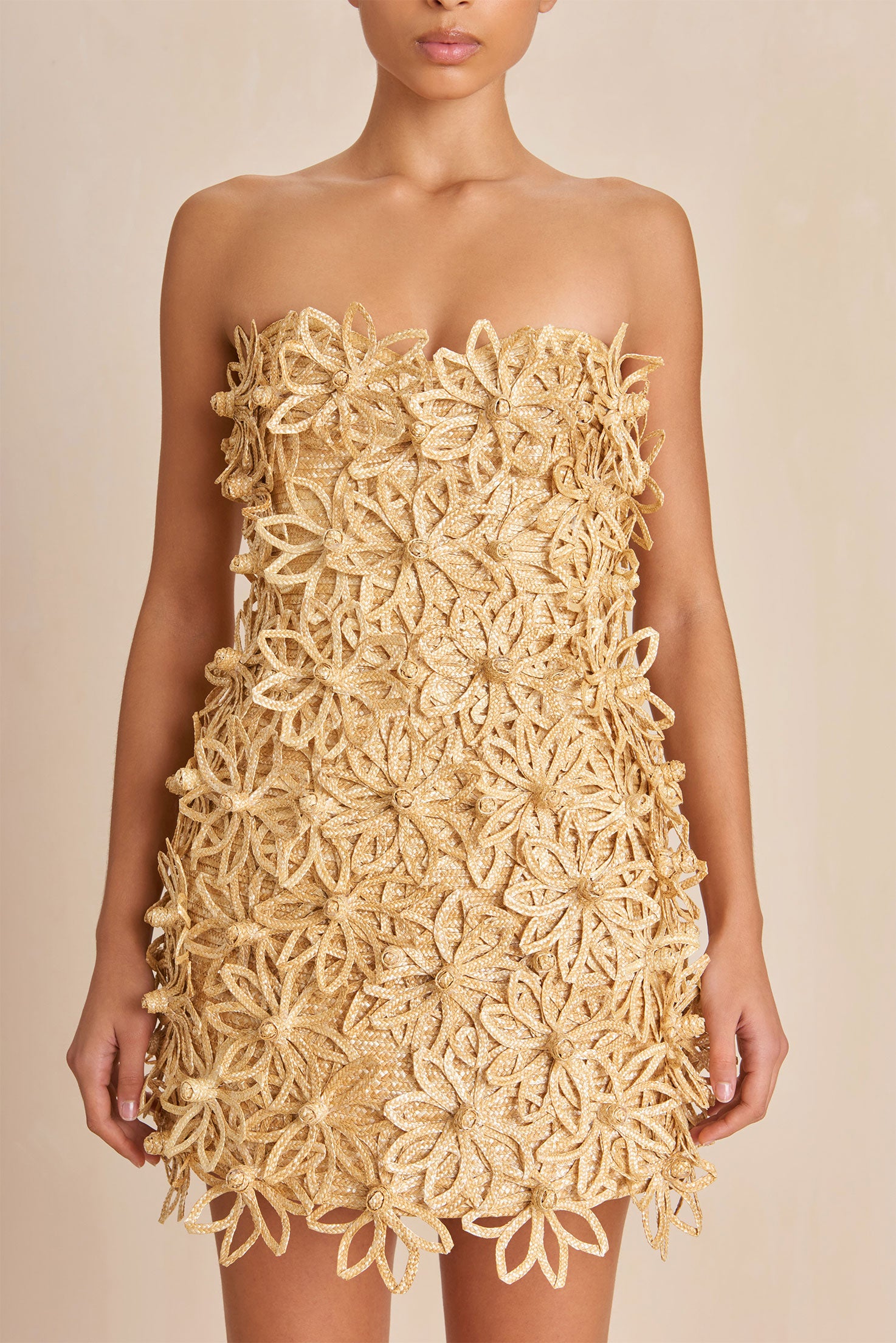 CULT GAIA OAKLEY DRESS IN NATURAL