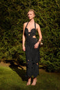 LEILA CROCHET DRESS - BLACK