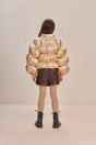 KIDS FRANNIE PUFFER - GOLD FOIL