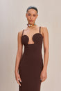 JENNY KNIT DRESS - JAVA