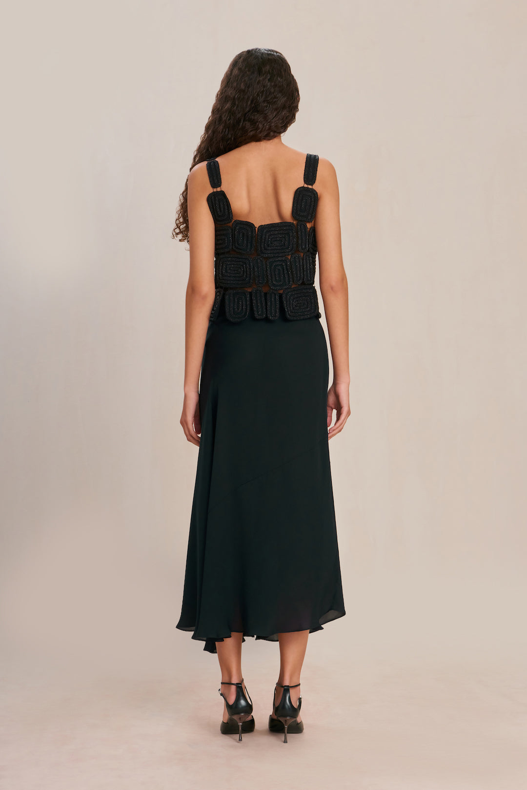 REIA TOP - BLACK