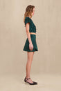 MIRABEL SKIRT - FOREST GREEN