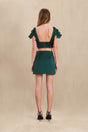 MIRABEL SKIRT - FOREST GREEN