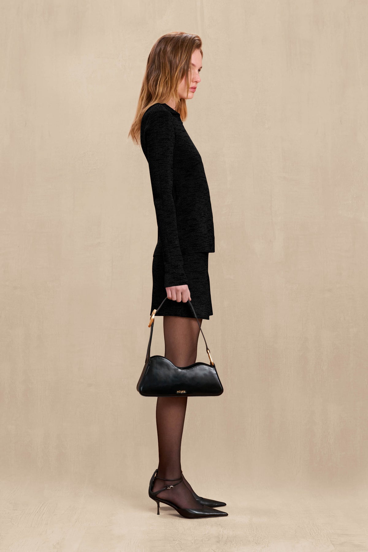 MARLEY KNIT CARDIGAN - BLACK