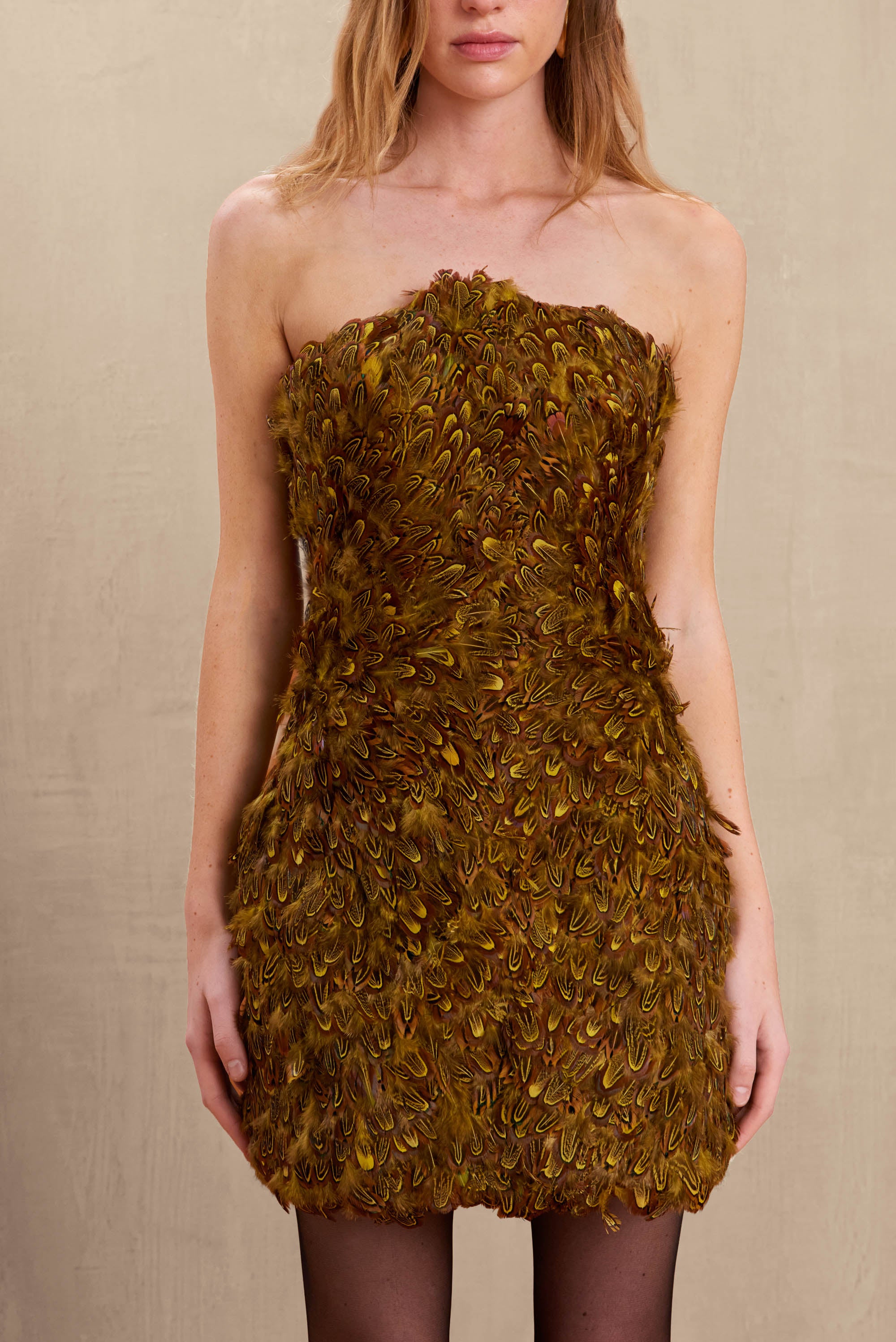 ANGE DRESS - ALGAE MULTI