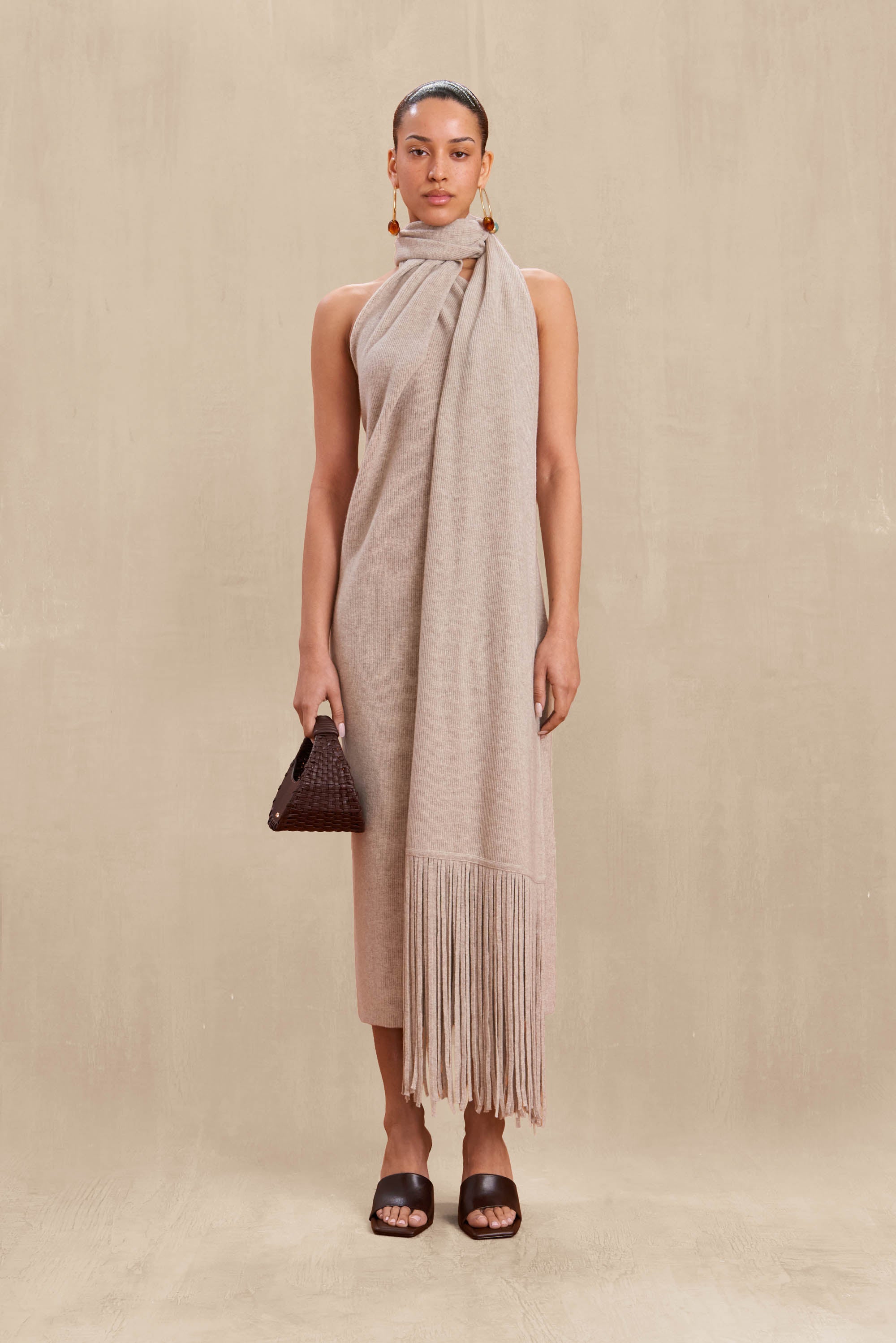 JORDEN KNIT DRESS - MILLET