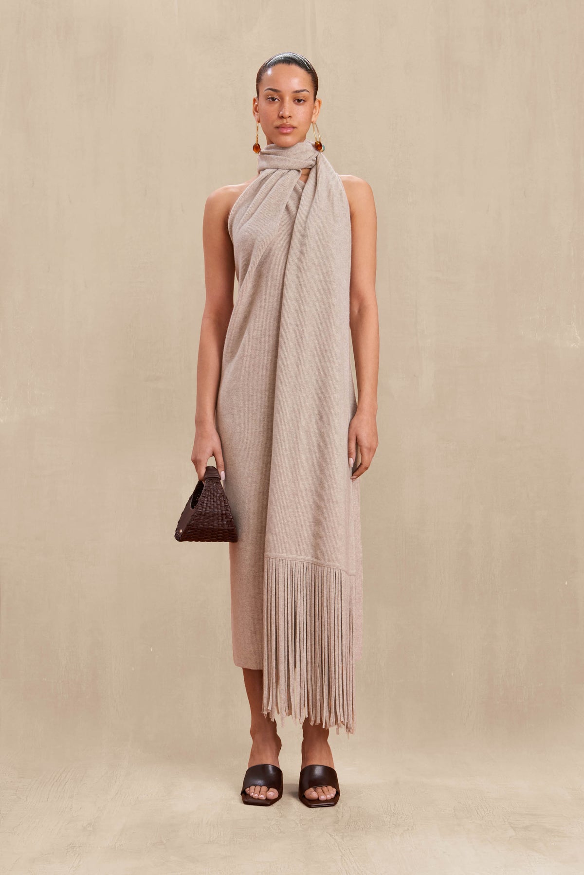 JORDEN KNIT DRESS - MILLET
