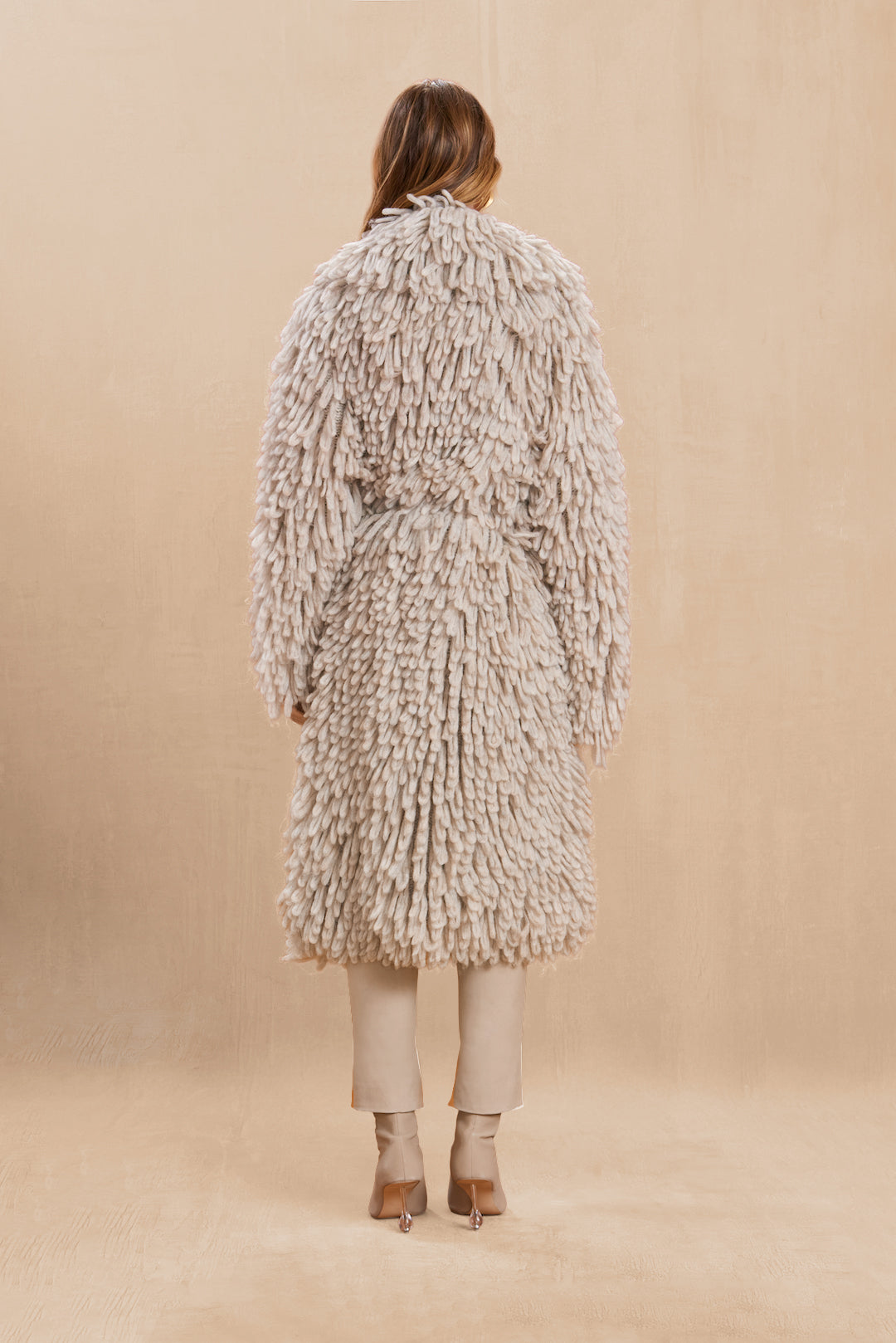 ZENDAYA KNIT CARDIGAN - FOG