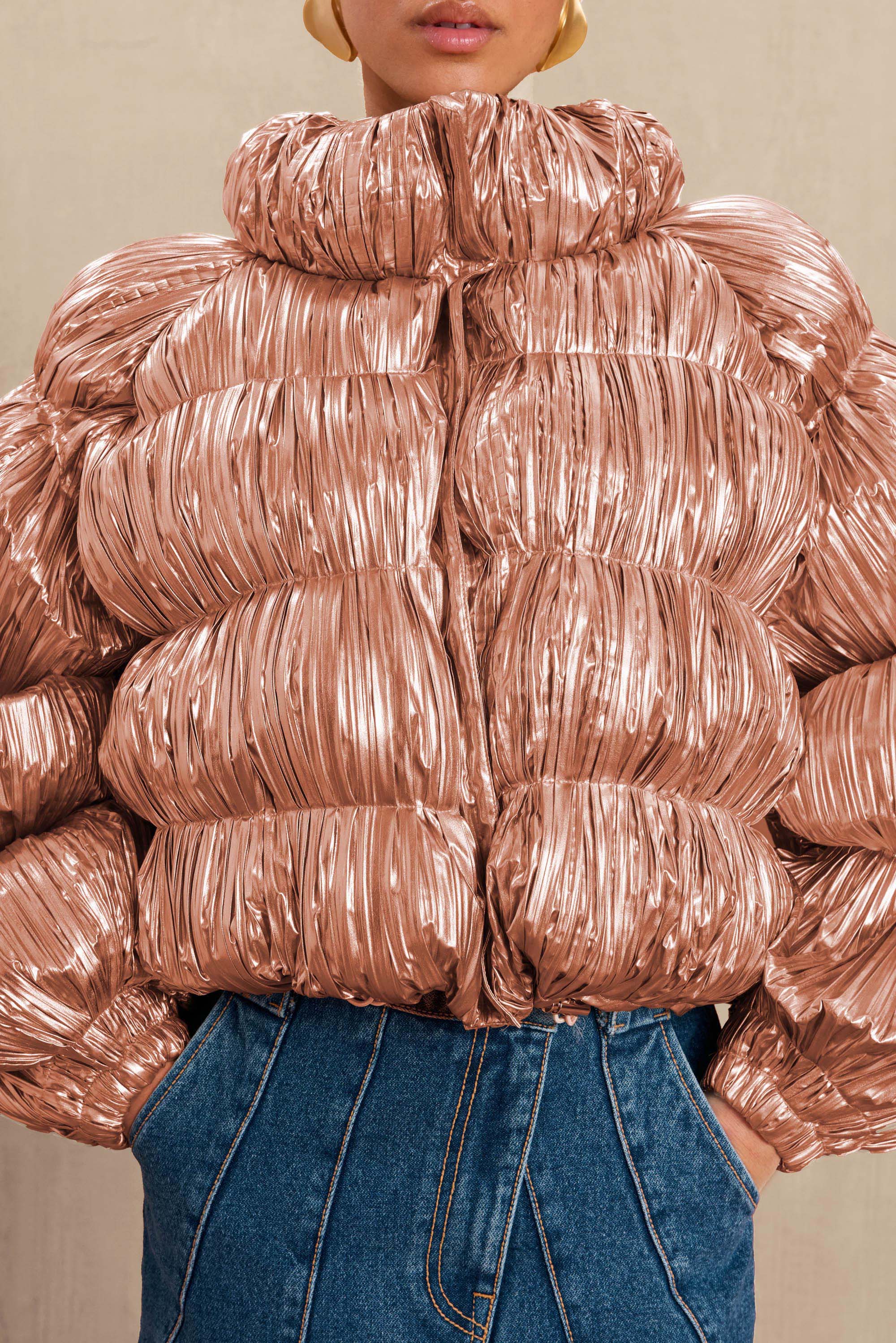 BOMBON PUFFER - ROSE GOLD