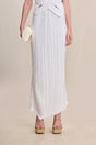OMID SKIRT - OFF WHITE