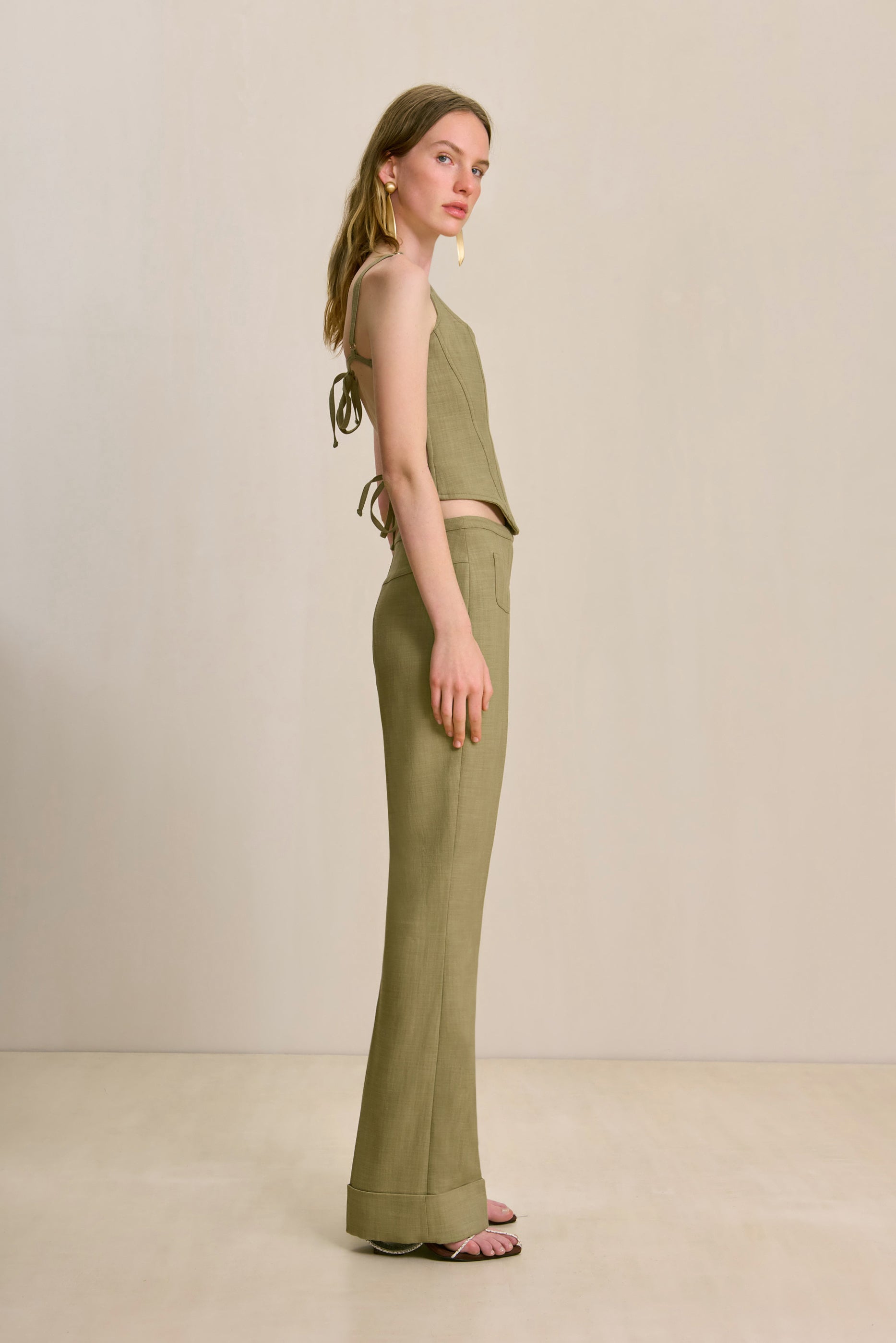 CULT GAIA DORIAN TOP IN TEA