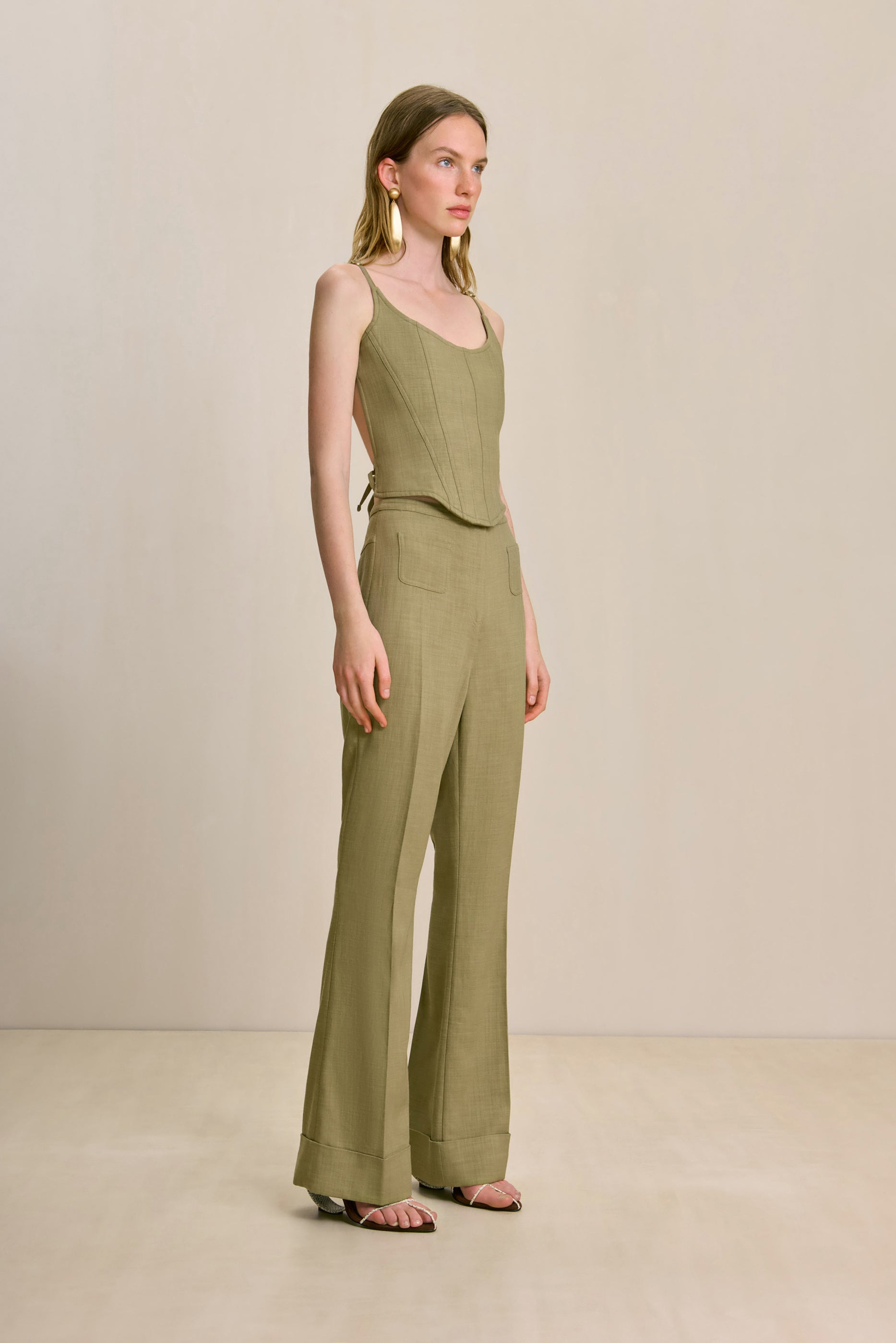 CULT GAIA DORIAN TOP IN TEA