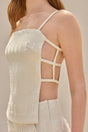 CULT GAIA SIMONE TOP IN OFF WHITE MULTI