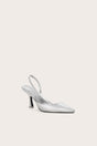CULT GAIA PERSIA SLING BACK IN SILVER