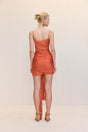 ETHAN KNIT DRESS - PERSIMMON