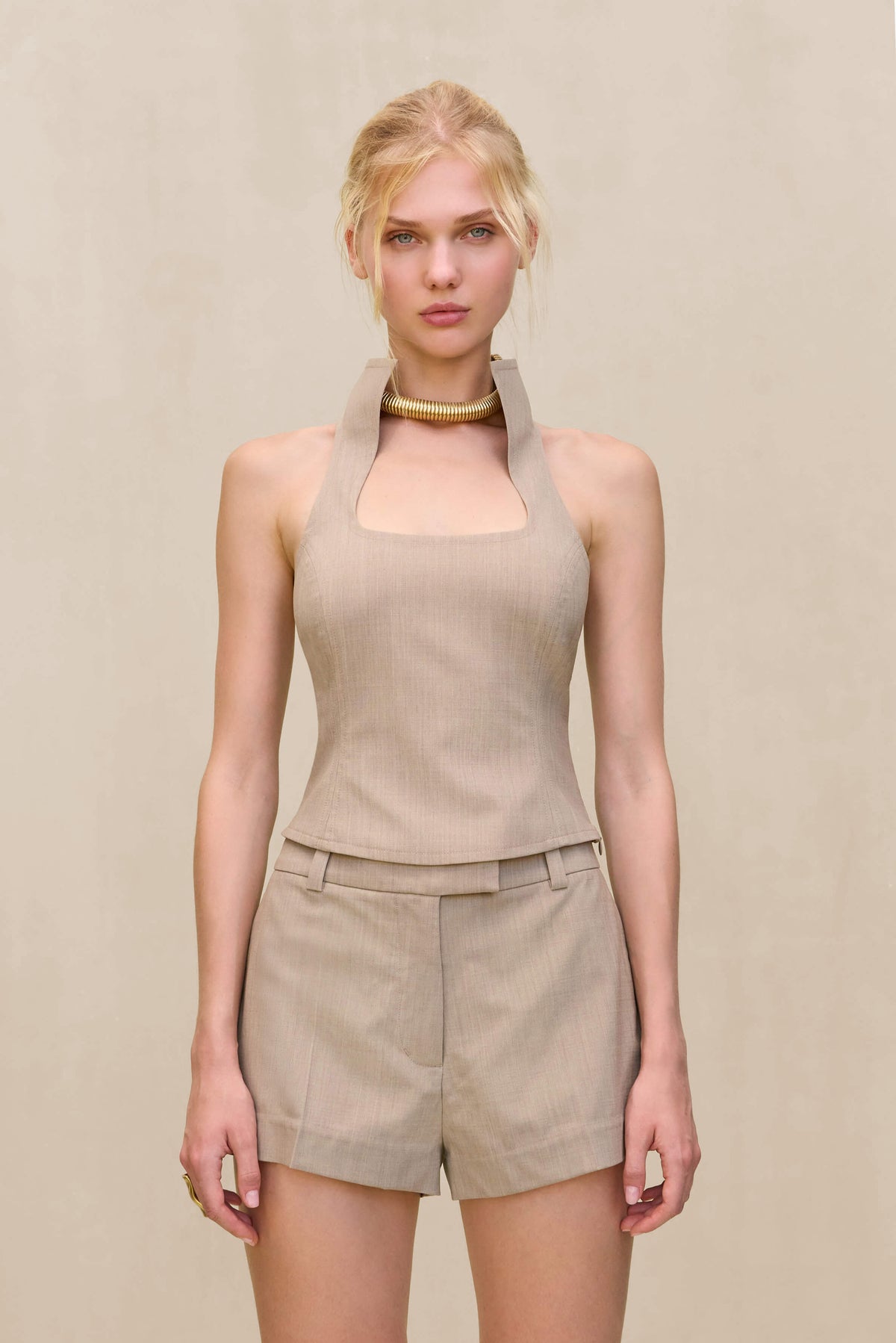 FELICITY SHORT - BEIGE