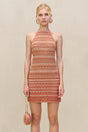 ERINA KNIT DRESS - CORALLO MULTI