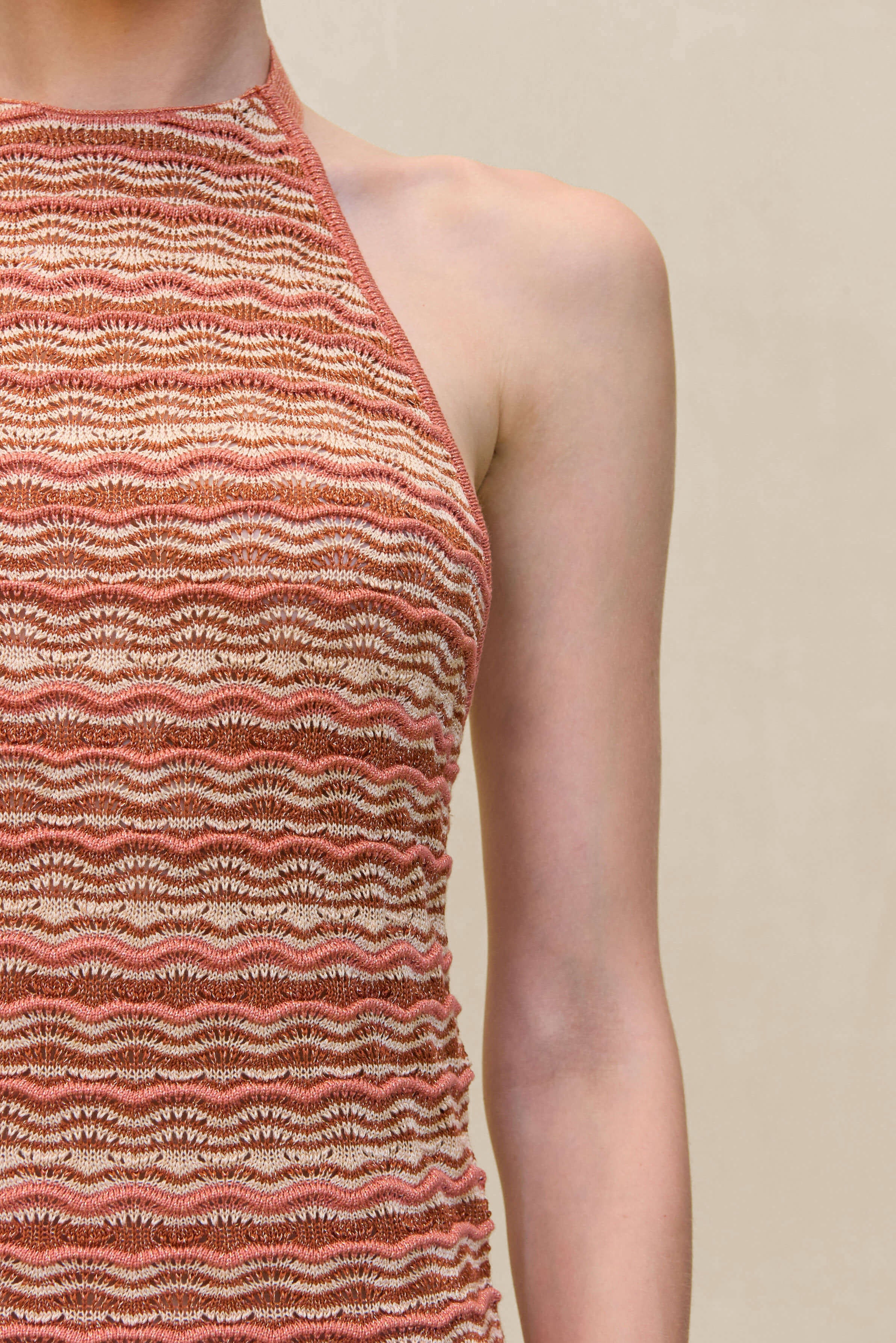 ERINA KNIT DRESS - CORALLO MULTI