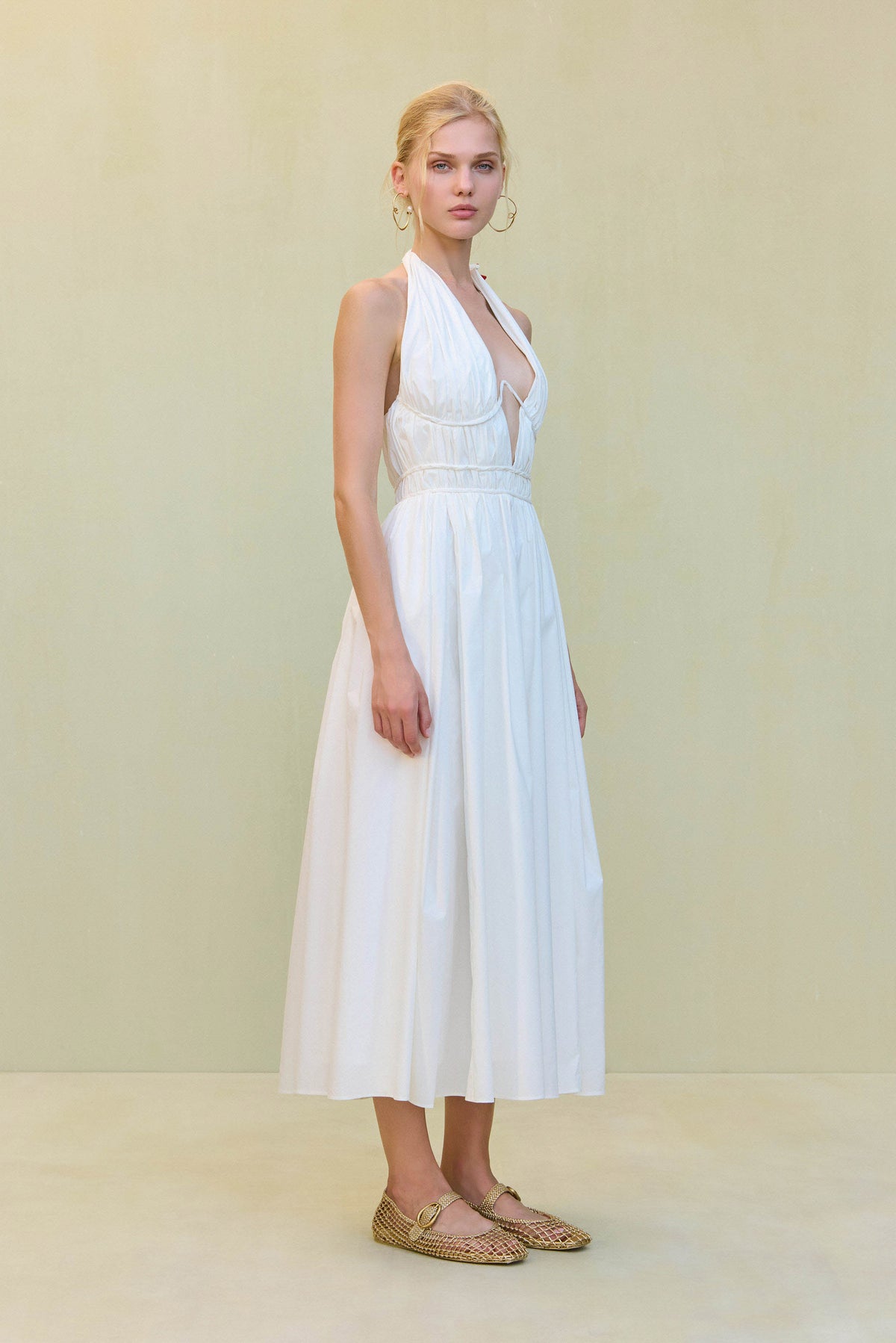 DASIA DRESS - OPTIC WHITE