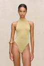 CASSIUS KNIT BODYSUIT - GOLD