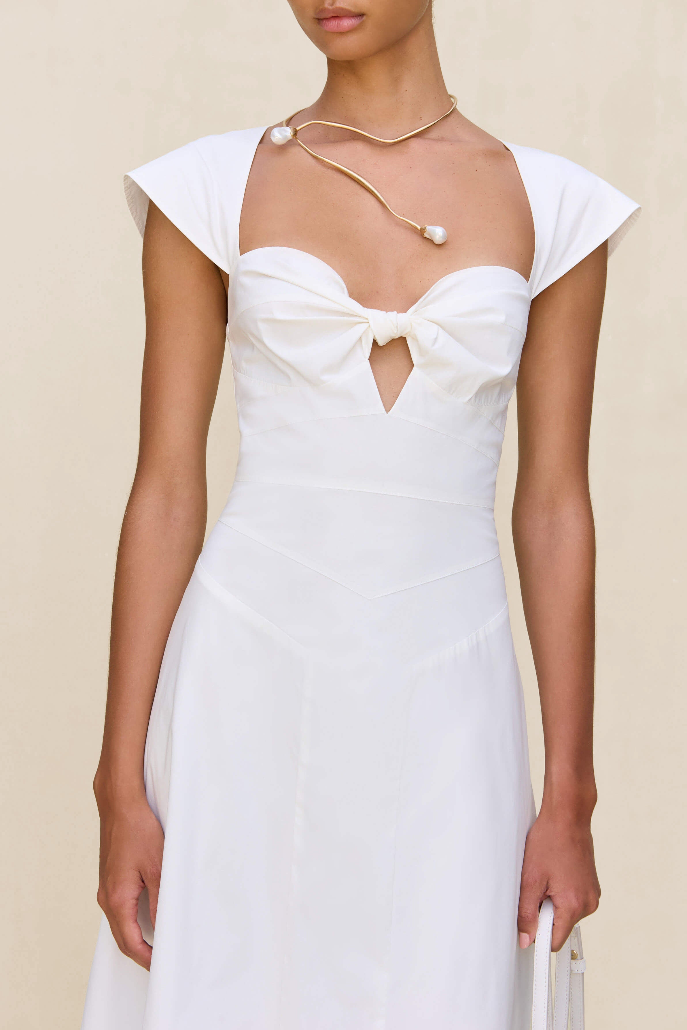 MAGNOLIA DRESS - OPTIC WHITE