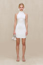 KAYLILAH KNIT DRESS - OFF WHITE
