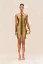 DOMINA DRESS - BRONZE