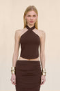 LOUISA KNIT TOP - JAVA