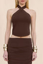LOUISA KNIT TOP - JAVA