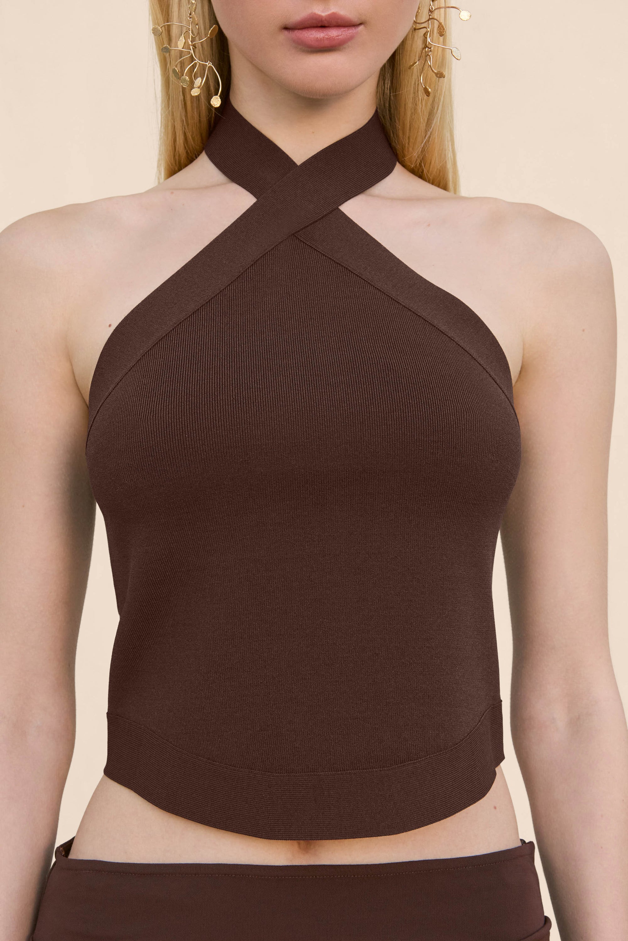 LOUISA KNIT TOP - JAVA