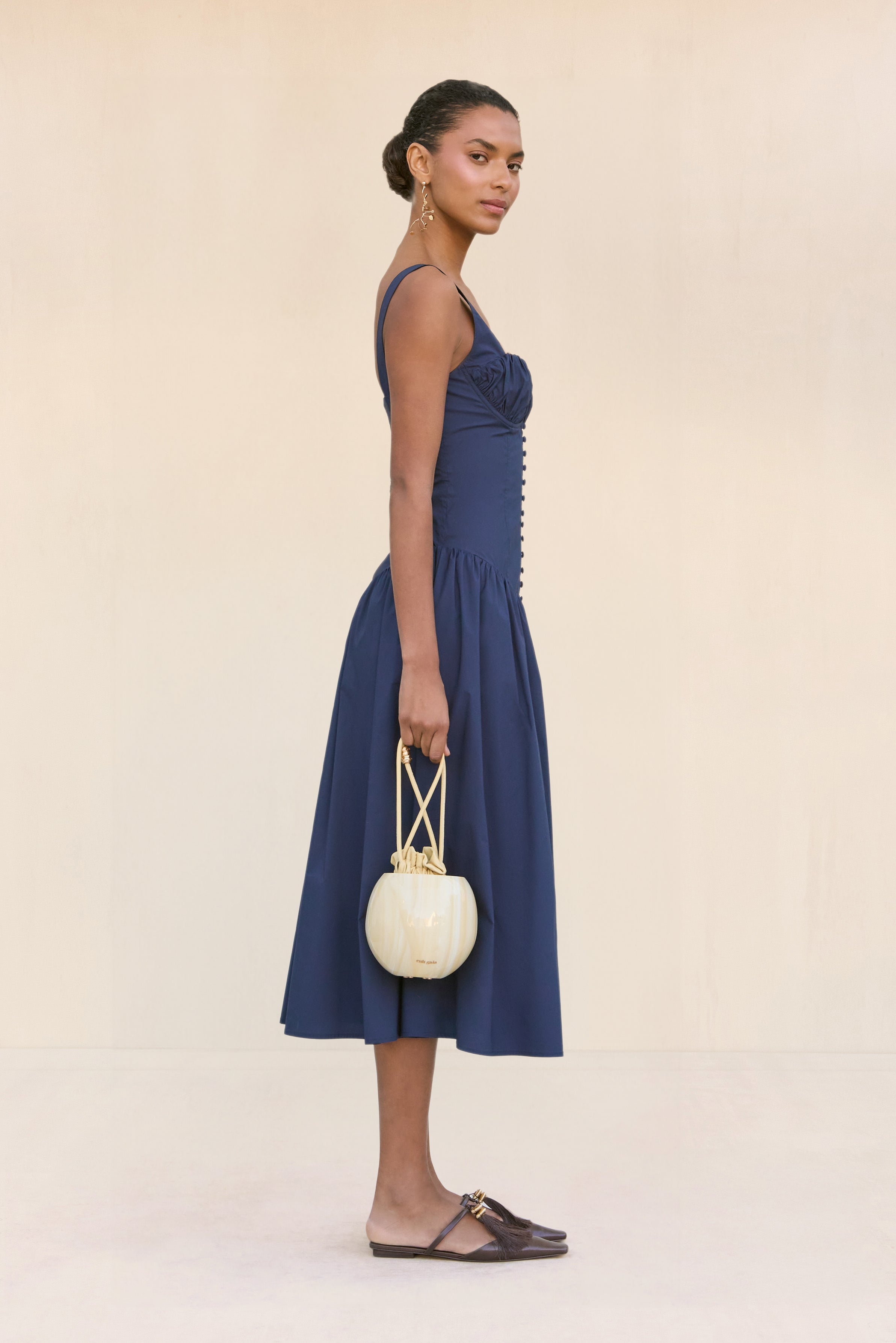 EMMETT DRESS - DEEP LAKE