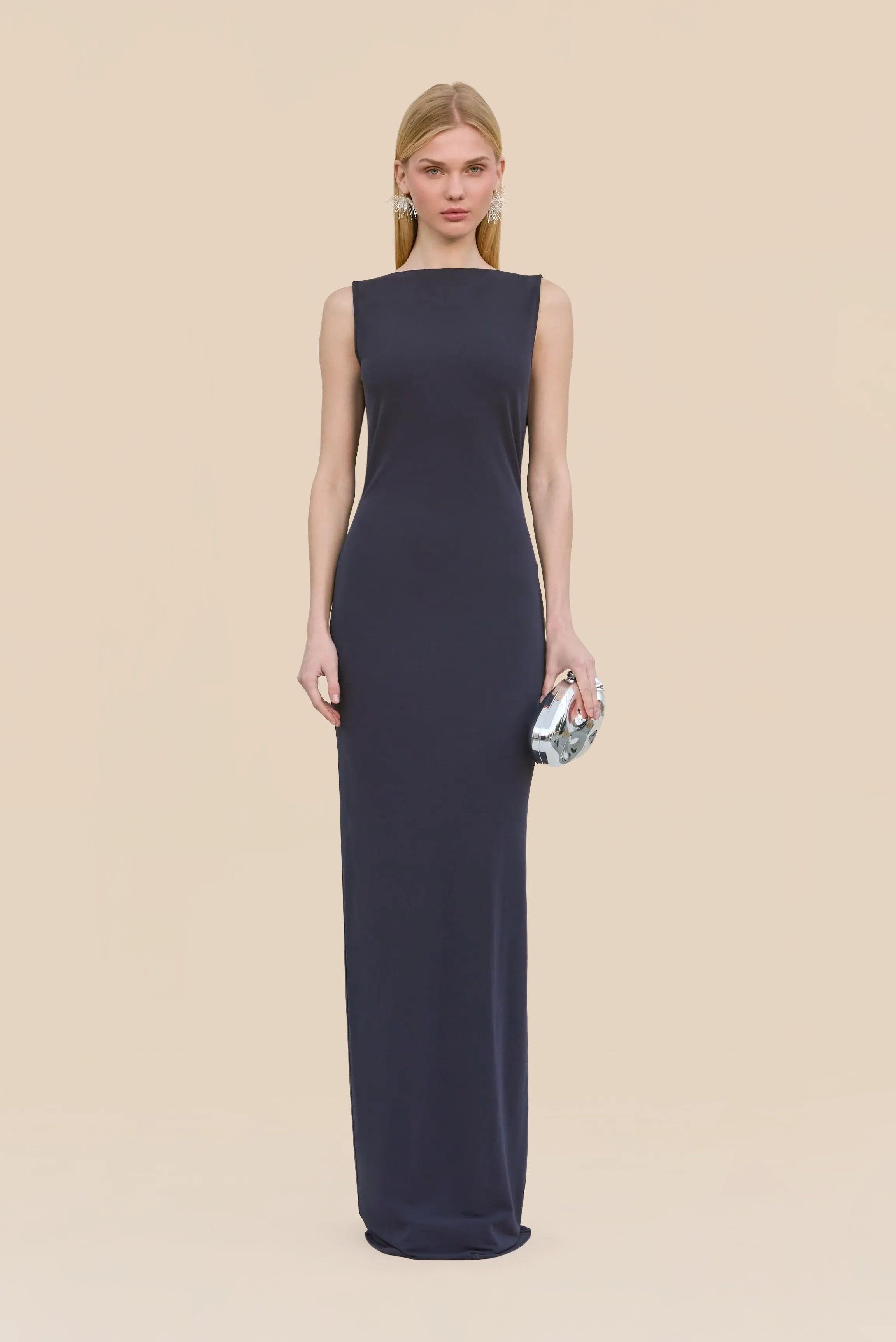 BASHA GOWN - DEEP LAKE