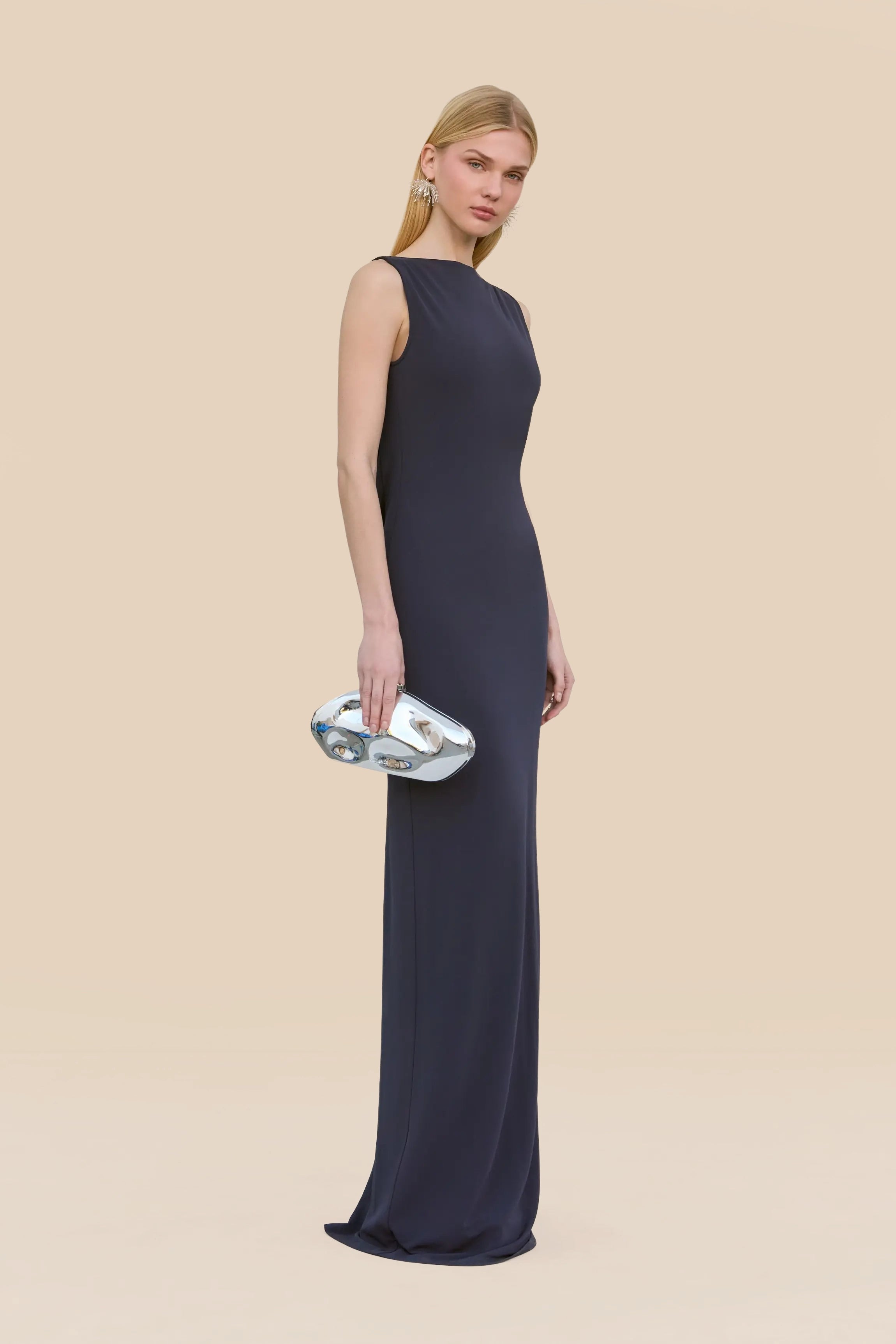 BASHA GOWN - DEEP LAKE